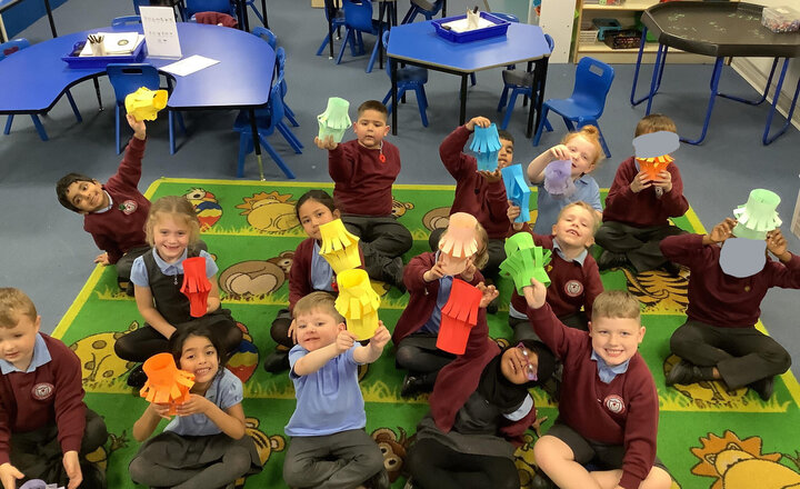 Image of Interfaith Week 2025 was a huge success! We celebrated and explored many faiths (Judaism, Islam, Sikhism, Buddhism) through fun activities like making friendship bracelets, lotus flowers, lanterns, and meditation.