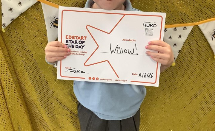 Image of Well done Willow our PE star of the week! - Reception fantastic PE this week!