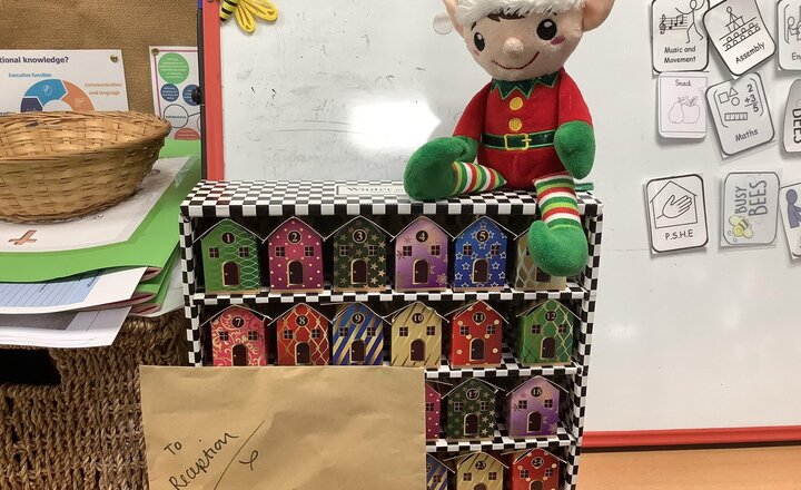 Image of Some Christmas Elves have visited Reception this evening.