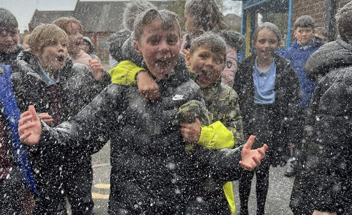 Image of Snowing at St Aidan's!