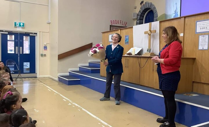 Image of Farewell assembly for Reverend Cath