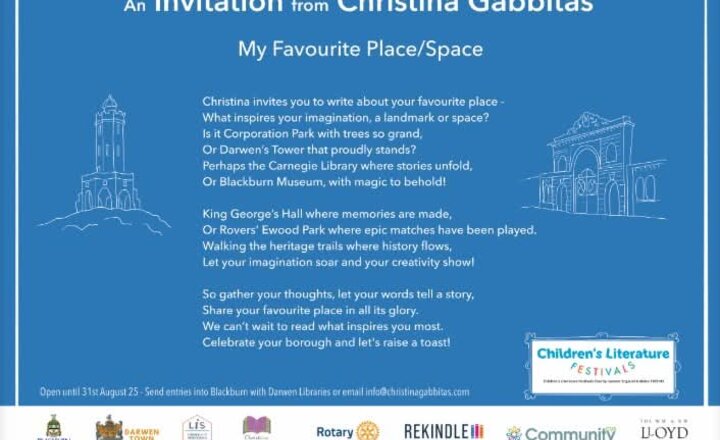 Image of Young Writers: Share Your Blackburn with Darwen Favourite Places!