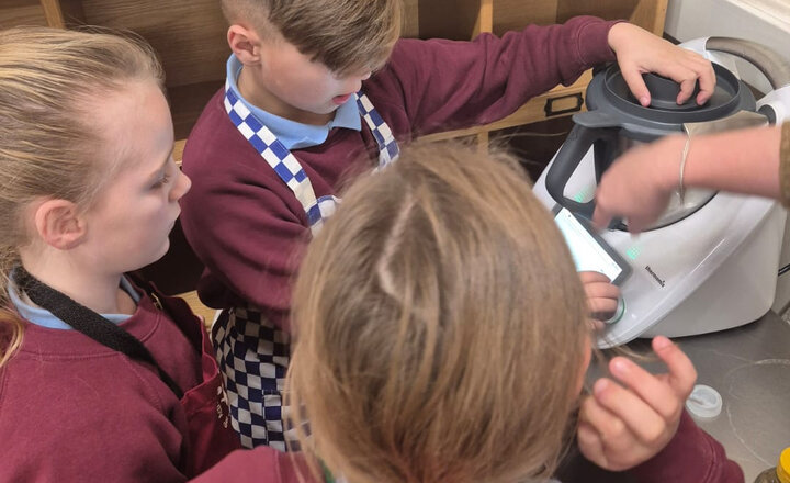 Image of What a fantastic Friday morning treat in Breakfast Club today! Miss Sprot used the leftover bananas to whip up a delicious banana milkshake in the Thermomix. Yummy!