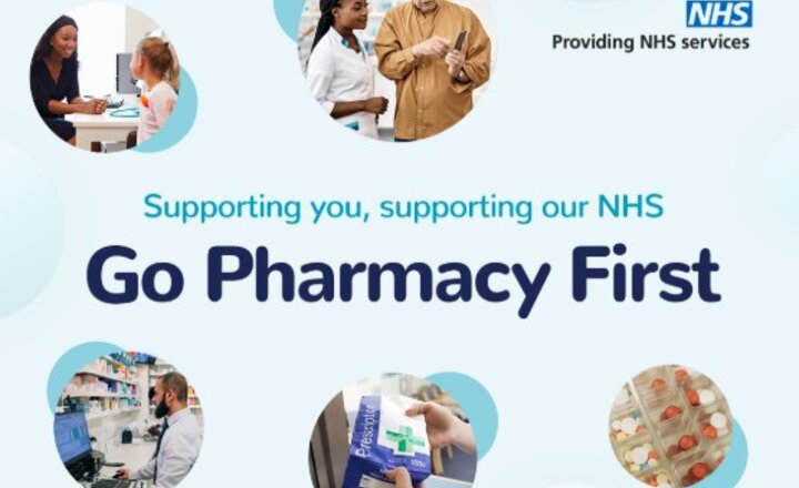 Image of NHS Pharmacy First Service - An NHS service being provided by pharmacies across England for children and adults