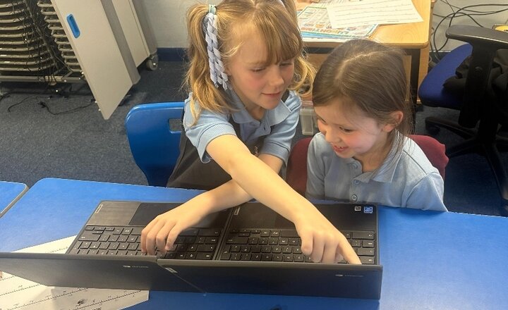 Image of Did you know that every child in year 3, year 4, year 5 and year 6 have access to their own Chromebook in class? Learning in all ways- ALWAYS #TheSt.Aidan'sWay