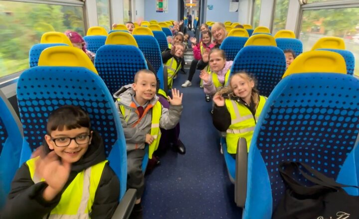 Image of A train journey and Year 2's Youth Zone fun adventure. Parachute, sports games, fun activities and arts and crafts. What an amazing time we have had!