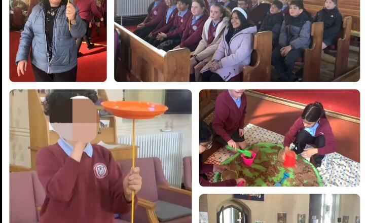Image of Year 6 visited the church to celebrate the centenary of Bishop William Temple. We explored his inspiring legacy and passion for sharing God’s word. The children represented us beautifully, showing great respect and asking insightful questions.