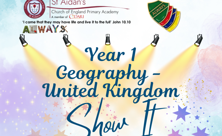 Image of In Geography last week, we did our Show it! This means we got to show off everything we have learnt about the United Kingdom. We did a great job and hope you enjoy watching!