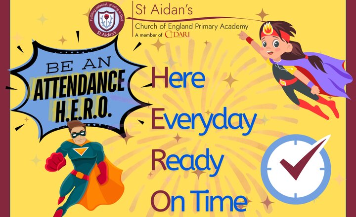 Image of Help your child become an Attendance H.E.R.O!