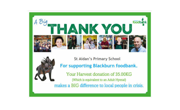 Image of A huge thank you from the Foodbank!