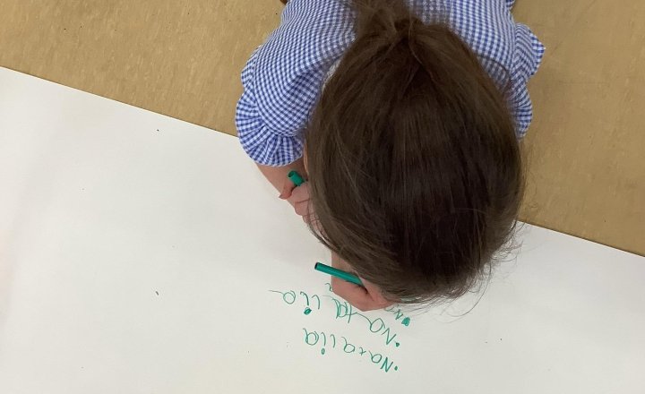 Image of Fantastic pen party, writing our names 🤩🐝