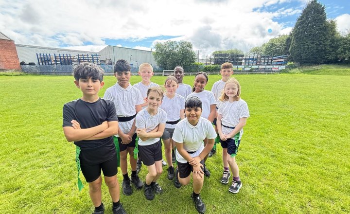 Image of A great start for our Y5&6 Jag Tag Team, winning 3 out of 4 games and progressing through to the semi-finals! 🏈👏
