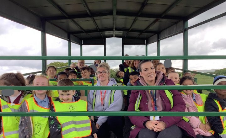 Image of Our Trip to the farm was fantastic! The children loved the tractor ride, riding donkeys, feeding the animals and stroking the animals in the pets corner! 🤩