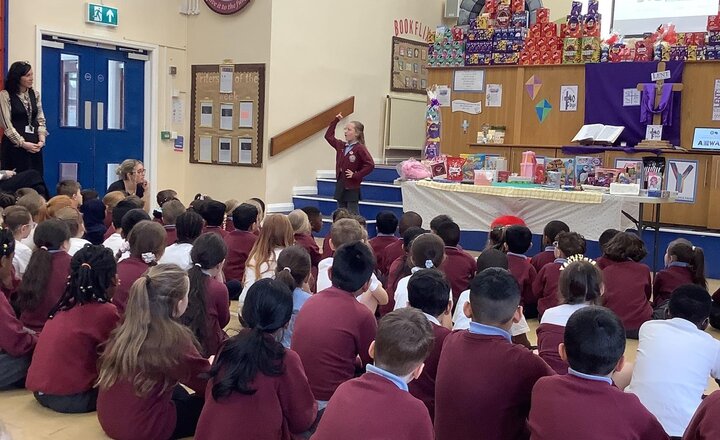 Image of Well done to our talented performers at the Blackburn with Darwen Schools' Poetry event! After a fantastic whole-school celebration worship, it was wonderful to see our children represent the school with such passion and enthusiasm.