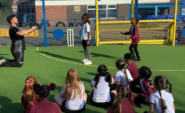 Image of Throwing and catching skills in PE plus Stars of the Day!