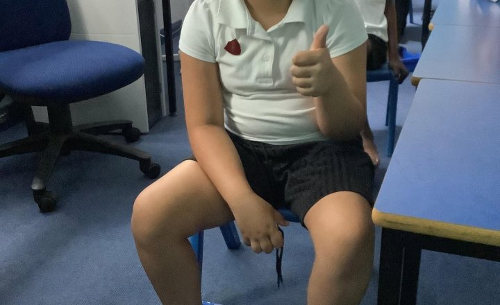 Image of Keeping cool in Year 2💦  Handmade paper fans and water in our trays gets a thumbs up from Year 2, what a great way to keep cool in the heatwave☀️☀️☀️