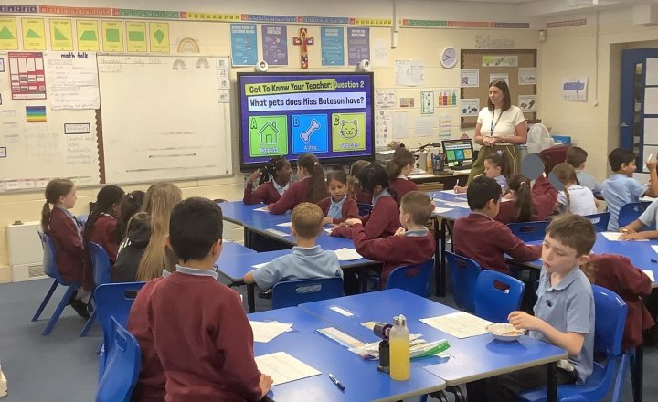 Image of Year 3's transition day in Year 4!
