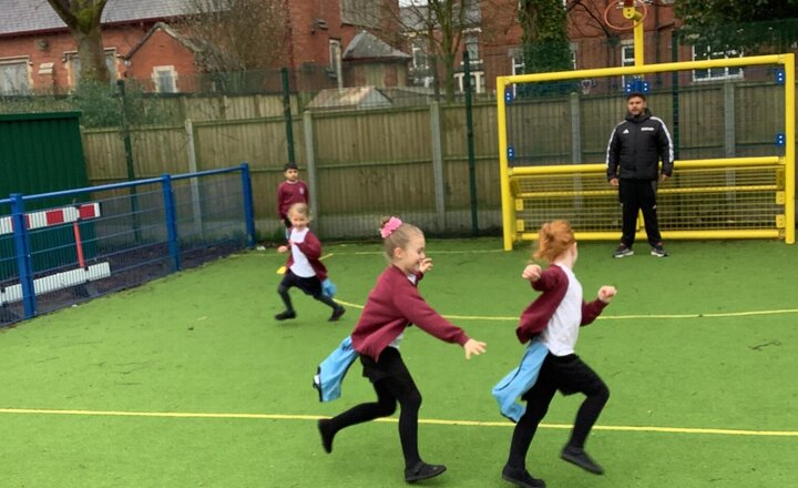 Image of PE with Jake this week!