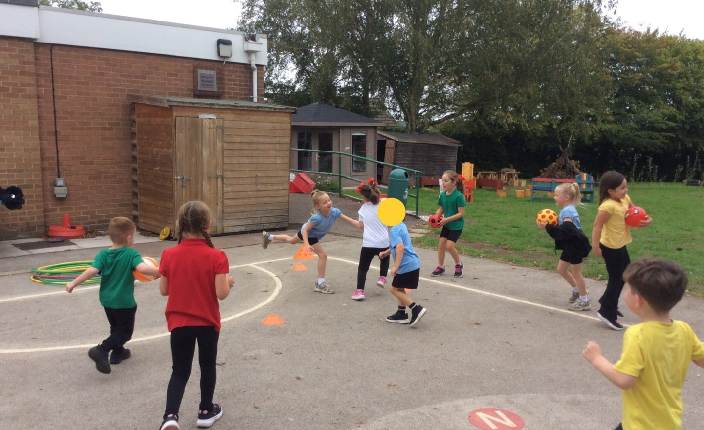 Image of PE: Knights, Dragons, and Ball Skills!