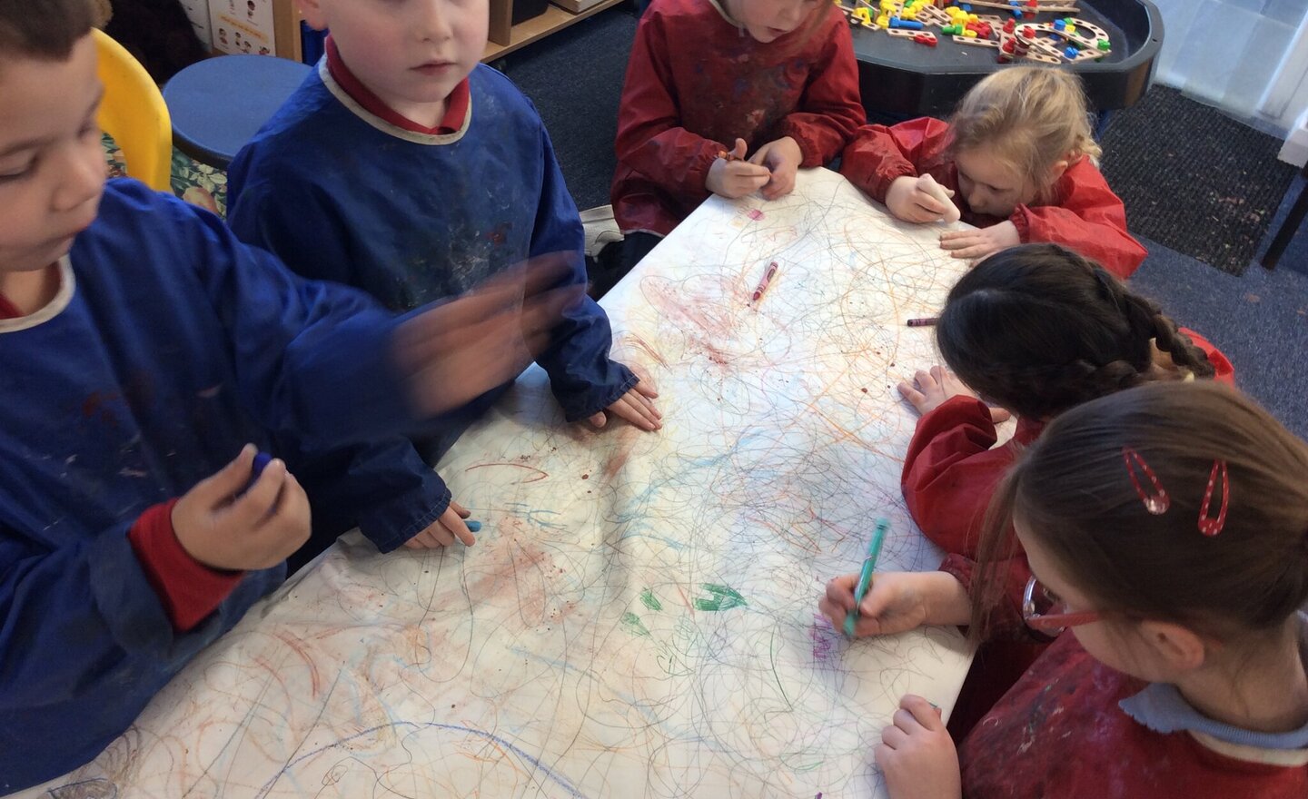 Image of Symphony of Swirls: Dancing to the Music with Our Pencils! 