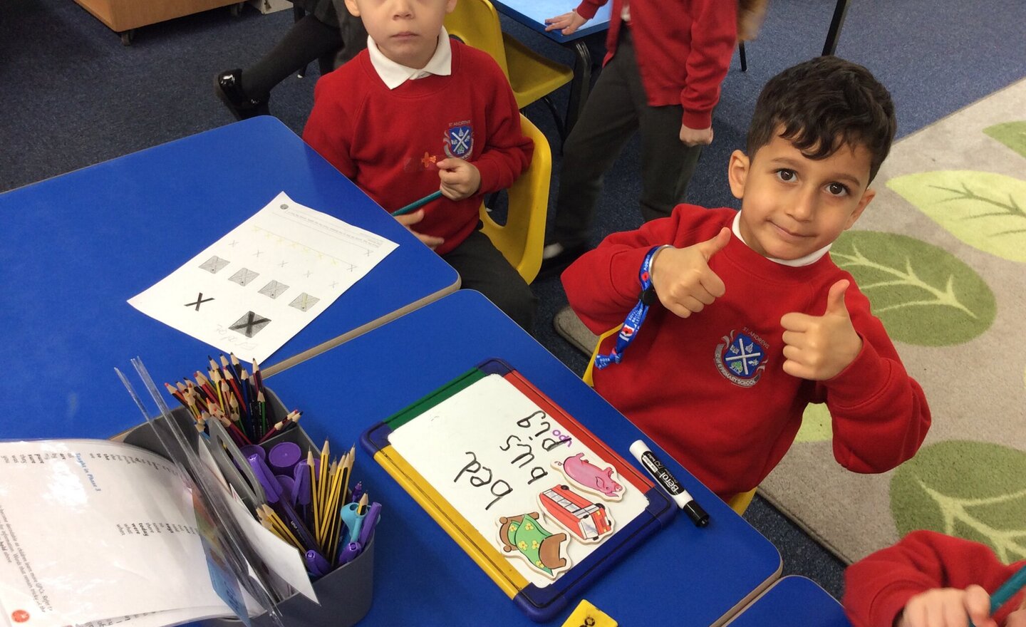 Image of Super Spellers in Maple Class!