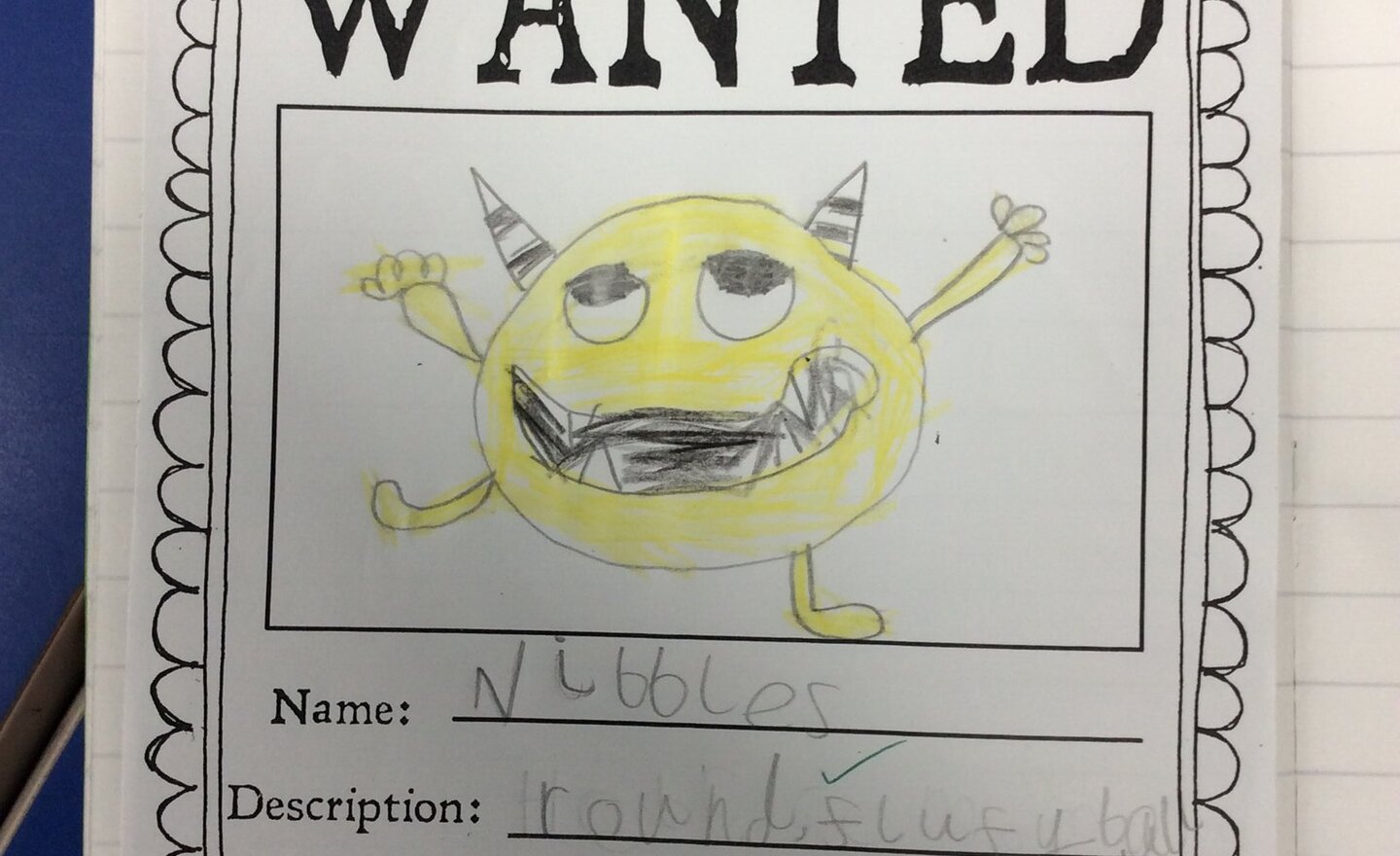 Image of WANTED: Nibbles the Book Monster! 
