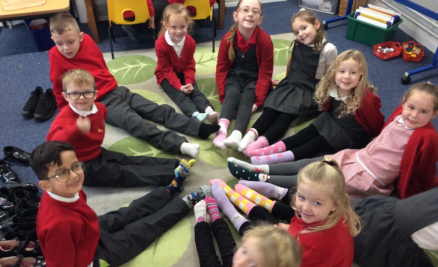 Image of Odd Socks, Awesome Hearts! Maple Class Starts Anti-Bullying Week