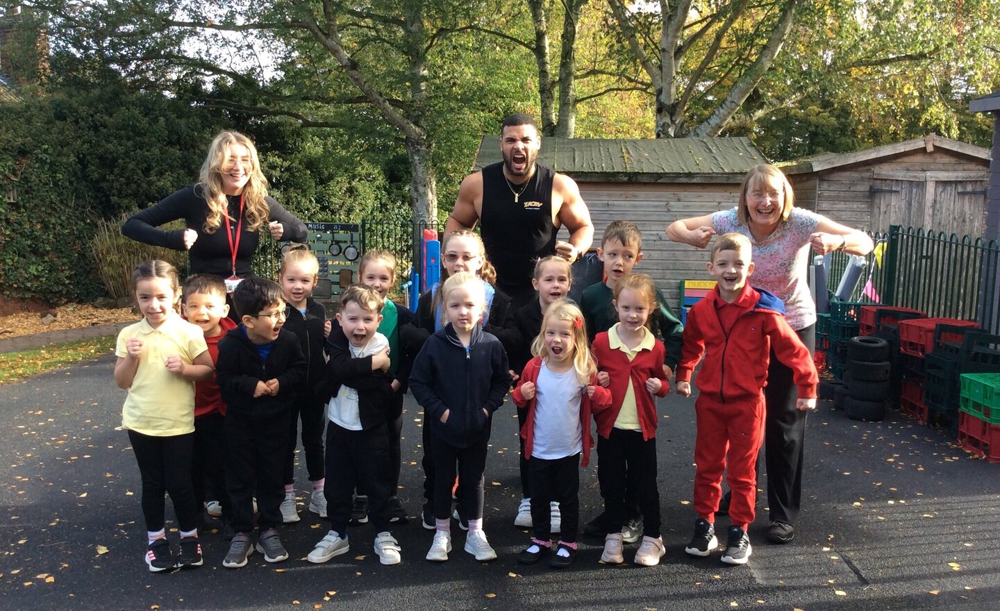 Image of Well-being Day with Steel the Gladiator!