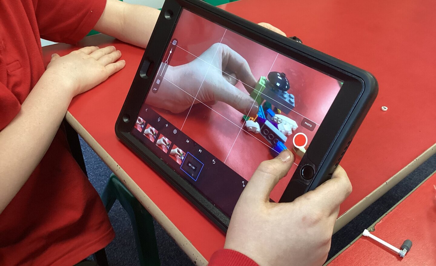 Image of Oak Class Begins Exciting Stop Motion Animation Project Using iPads