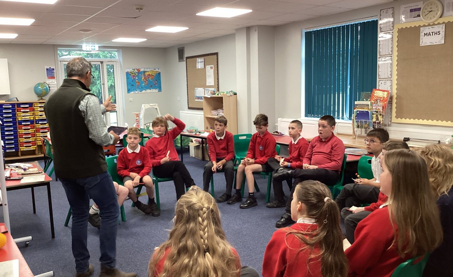 Image of Visit from our school chaplain.