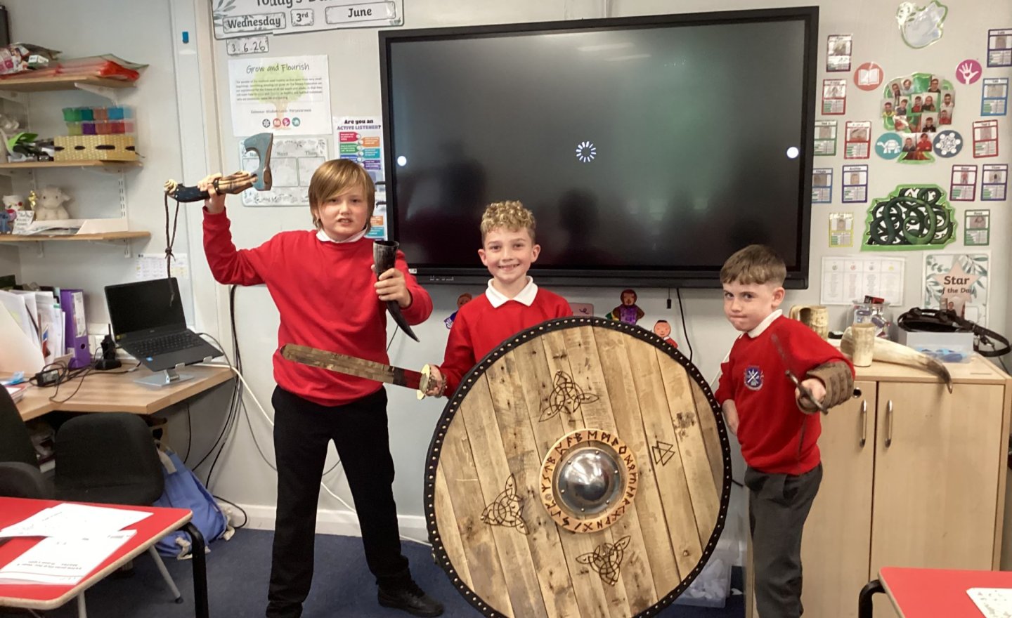 Image of Viking visitor