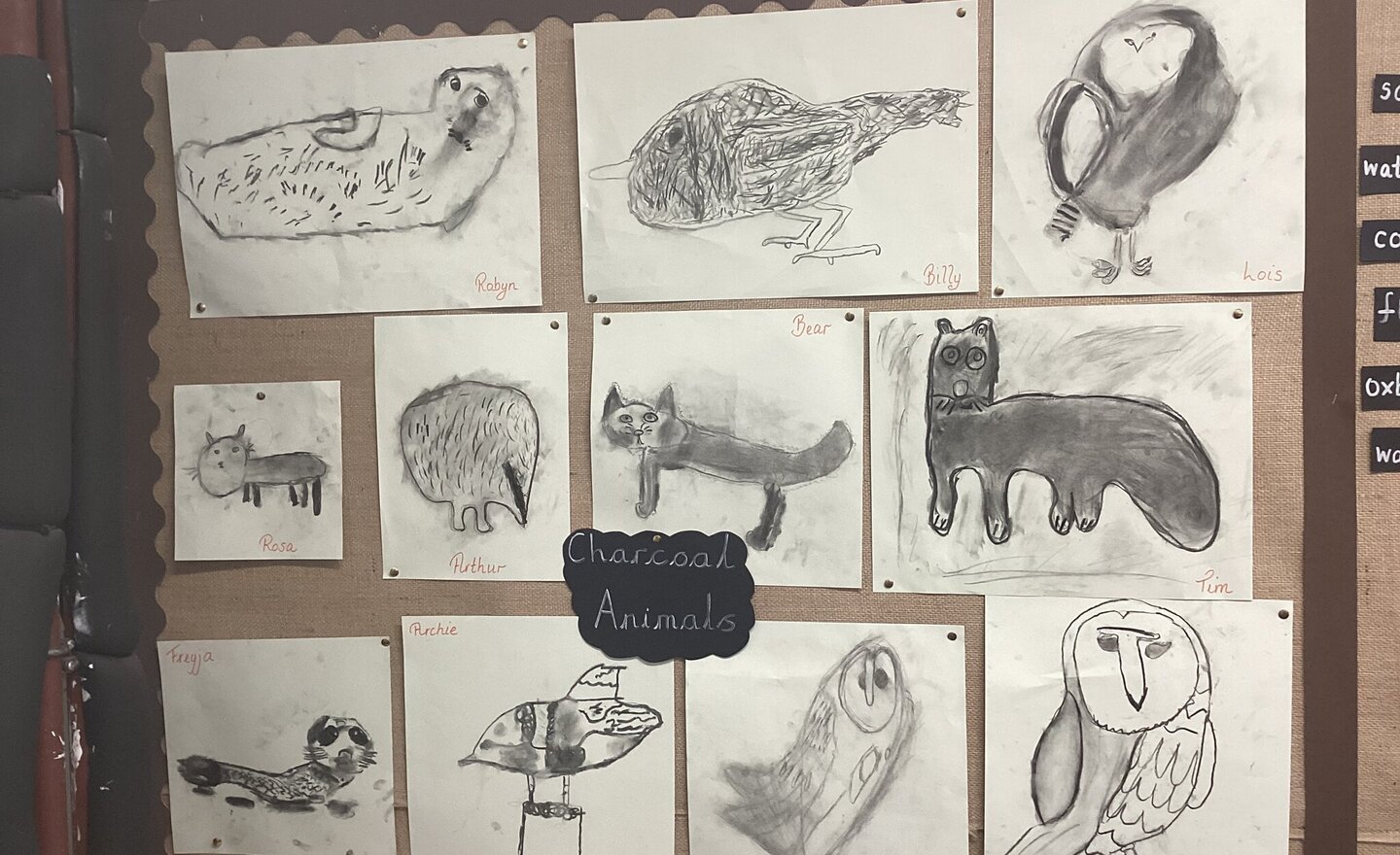 Image of Charcoal sketches