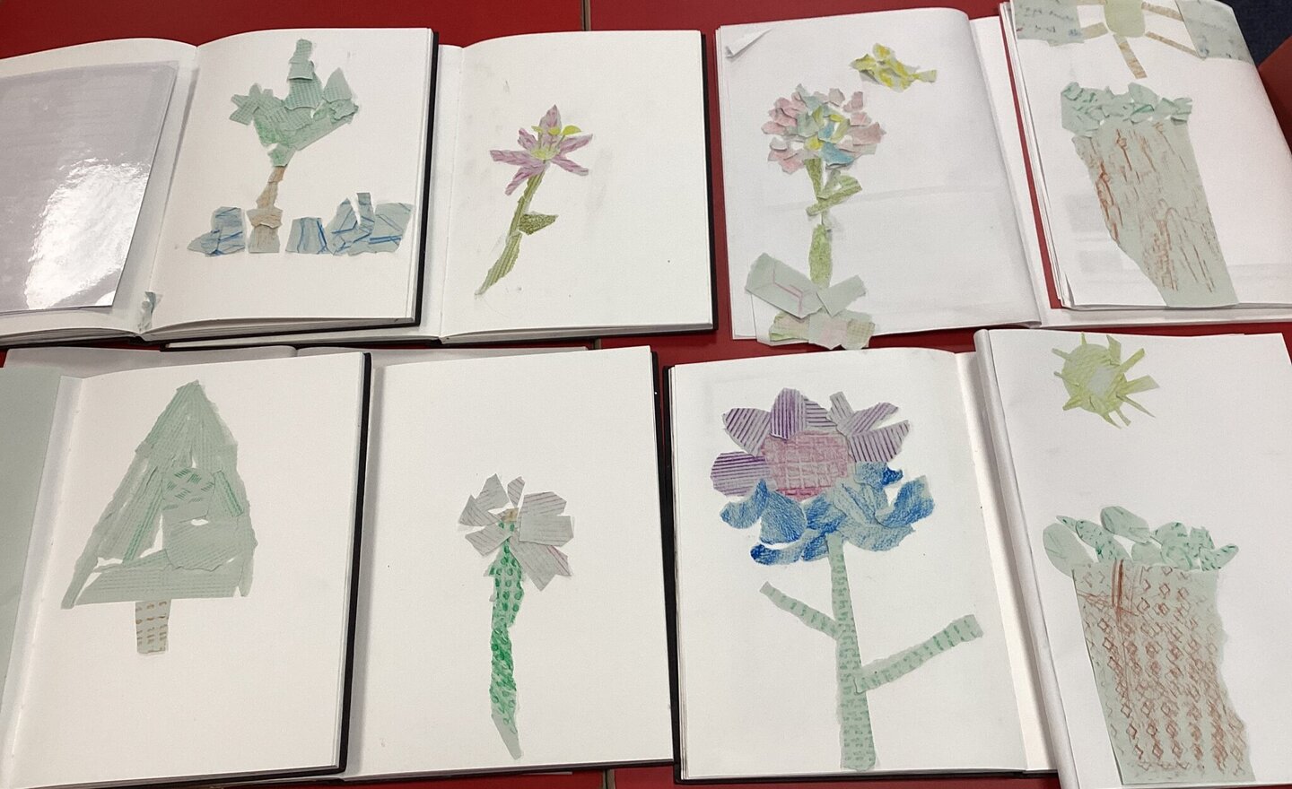 Image of Frottage art.