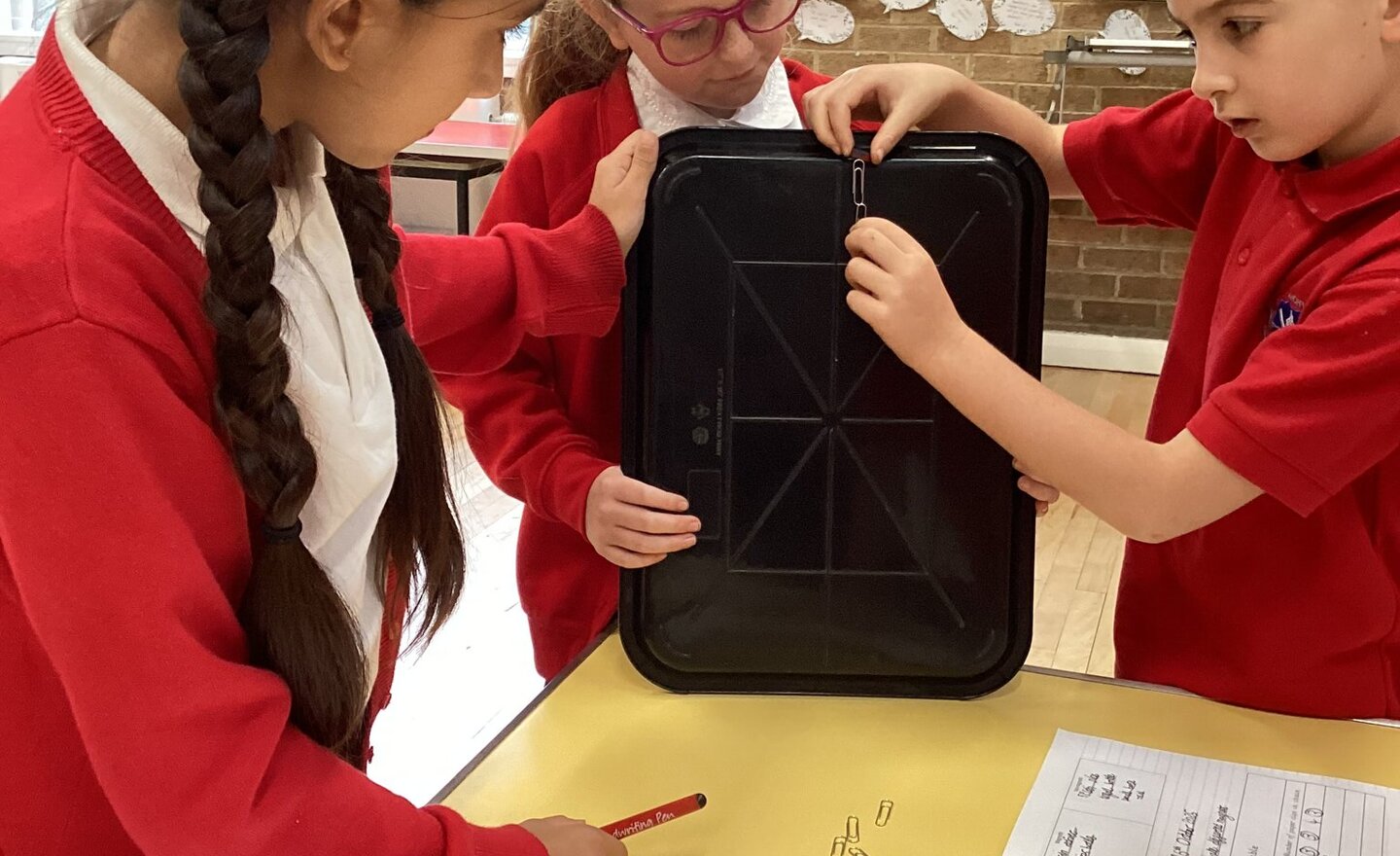 Image of Investigating the strength of magnets.