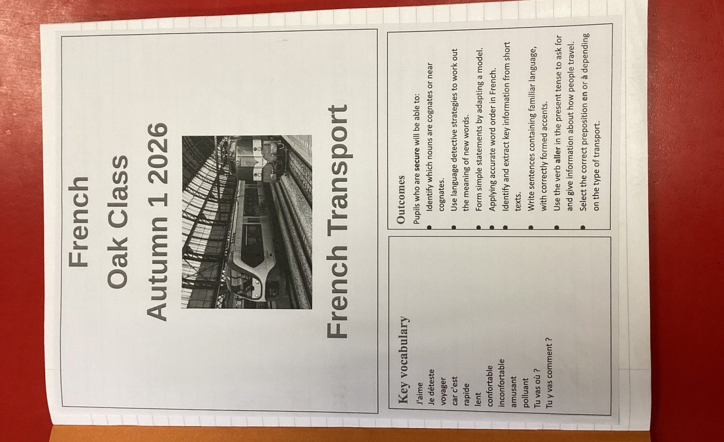 Image of French lessons