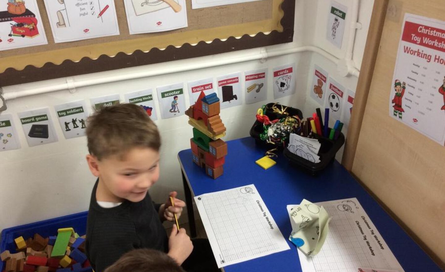 Image of Christmas toy workshop