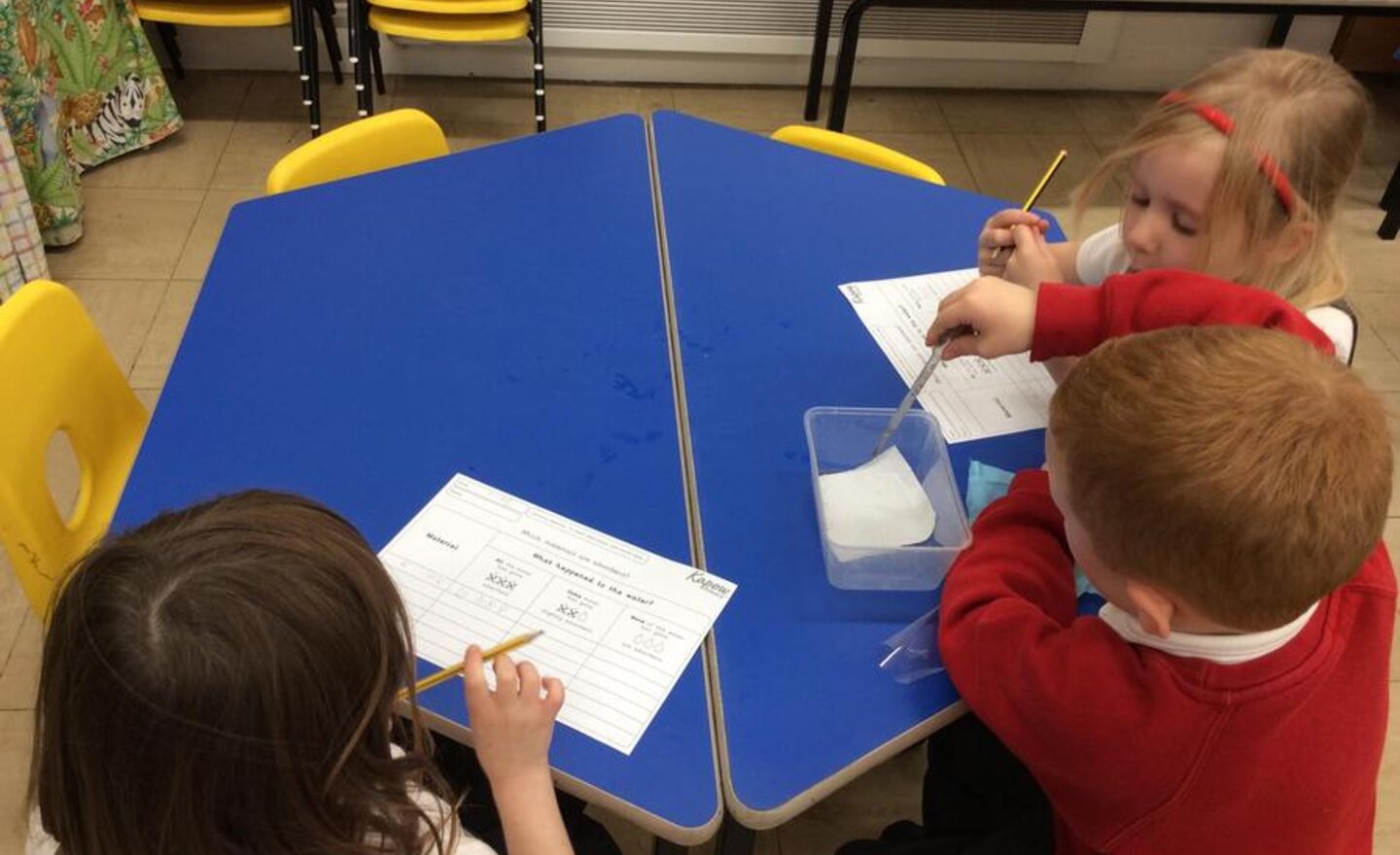 Image of Which materials are absorbent?