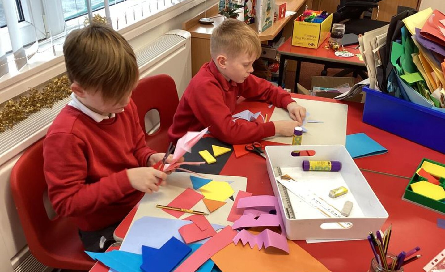 Image of Matisse style collaging