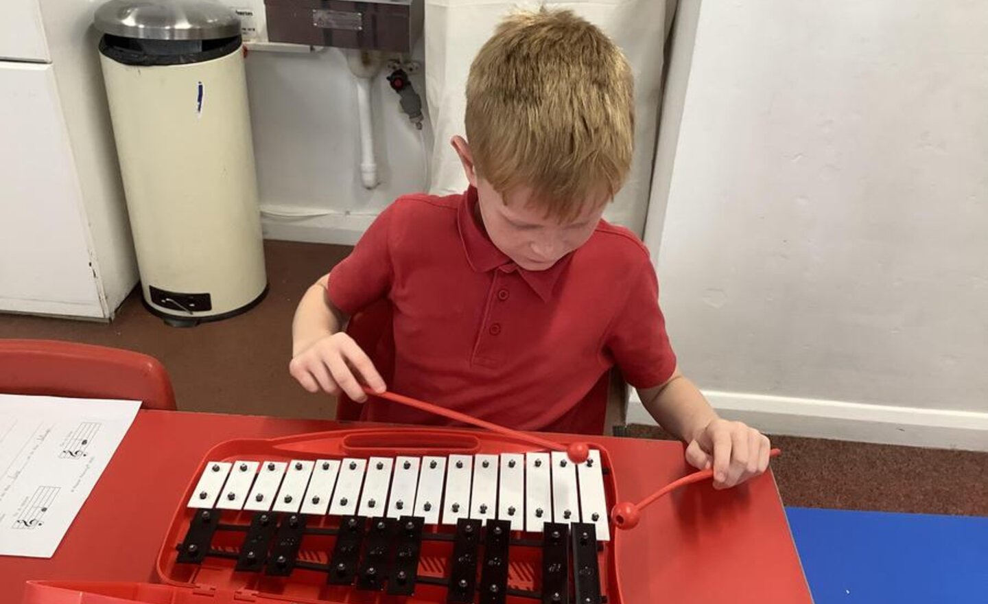 Image of Learning staff notation