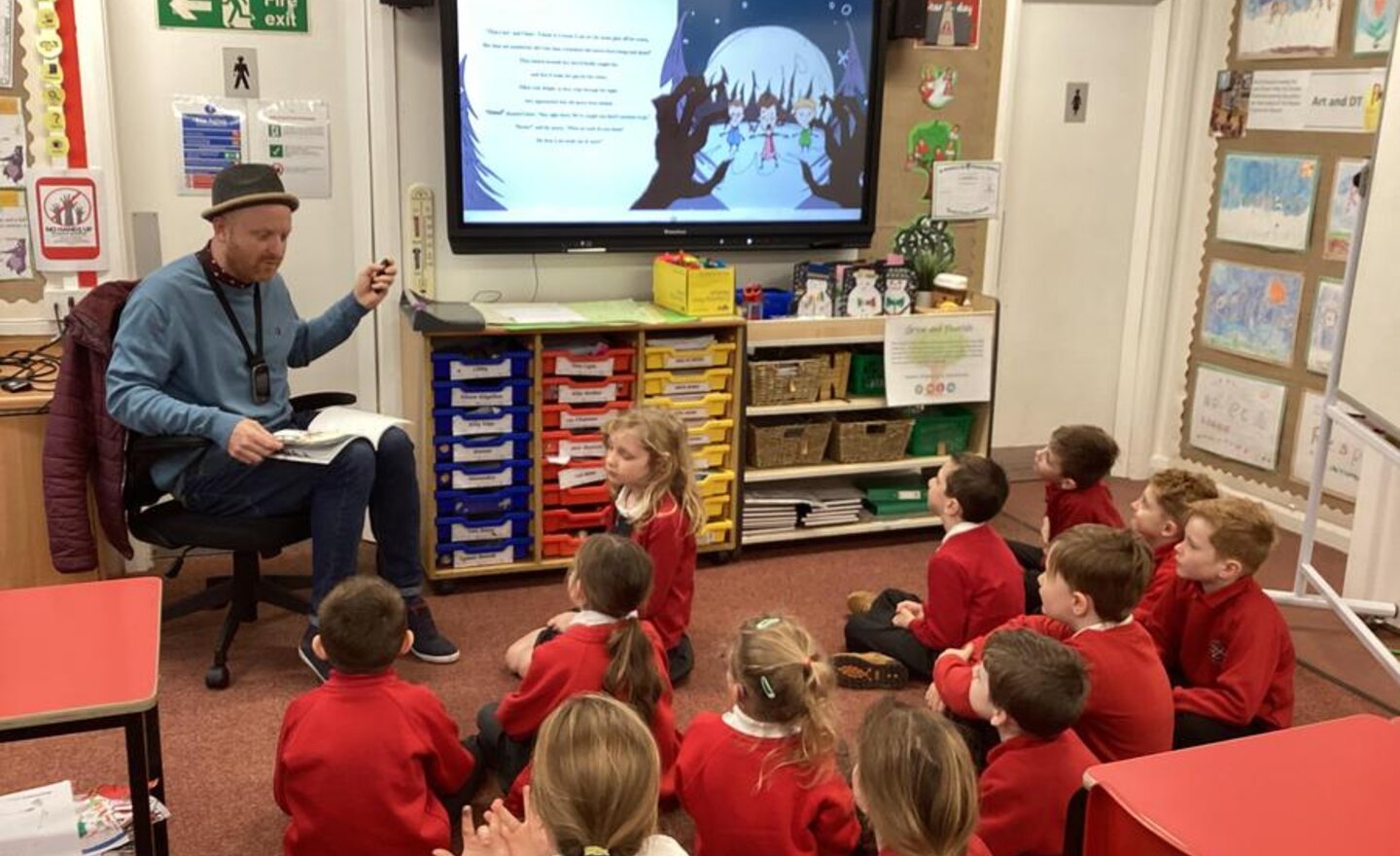 Image of Daniel Thompson visit