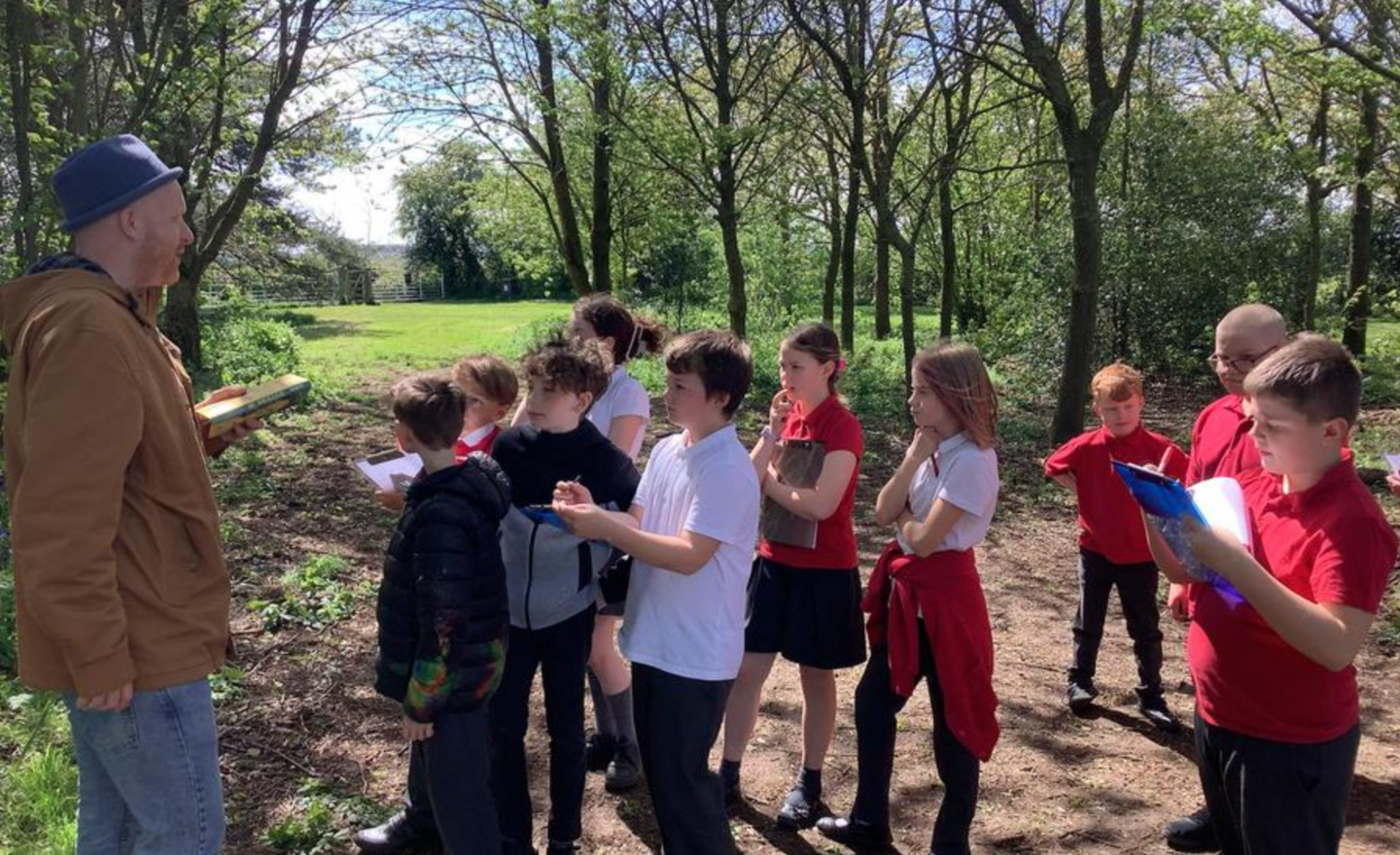 Image of Poet Daniel Thompson visit