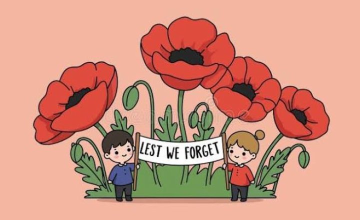 Image of Children at the Village hall for remembrance Sunday 10am all welcome 