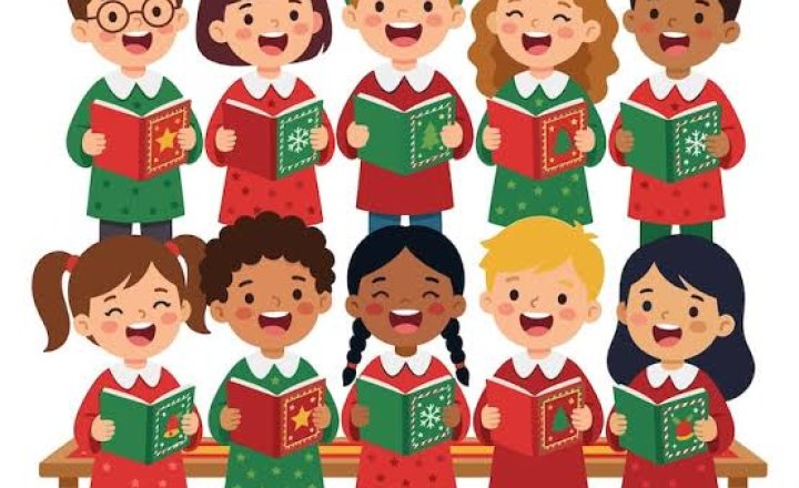 Image of Children at the Village hall singing Christmas songs 10am all welcome