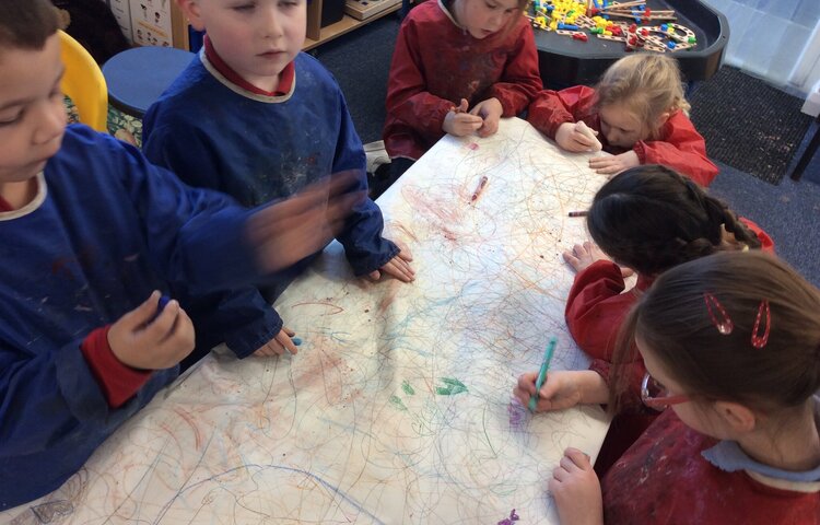 Image of Symphony of Swirls: Dancing to the Music with Our Pencils!