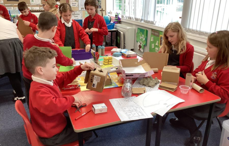 Image of History - Building Castles using recycled materials