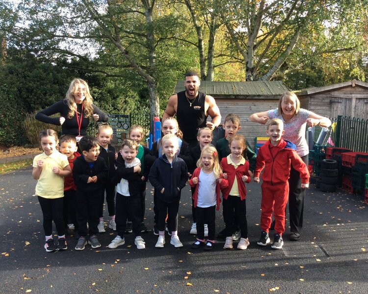 Image of Well-being Day with Steel the Gladiator!