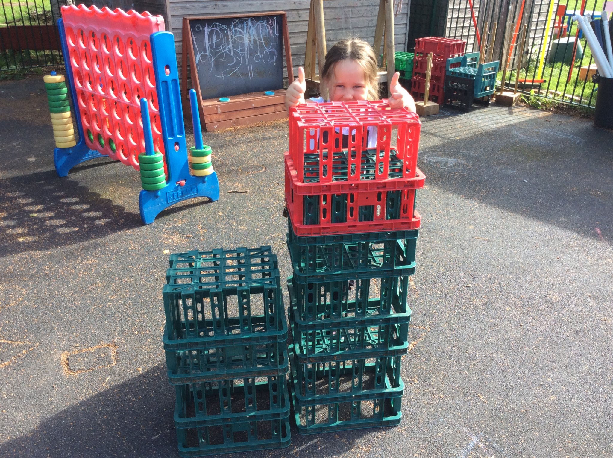 Image of Outdoor Maths: Taller and Shorter in EYFS!