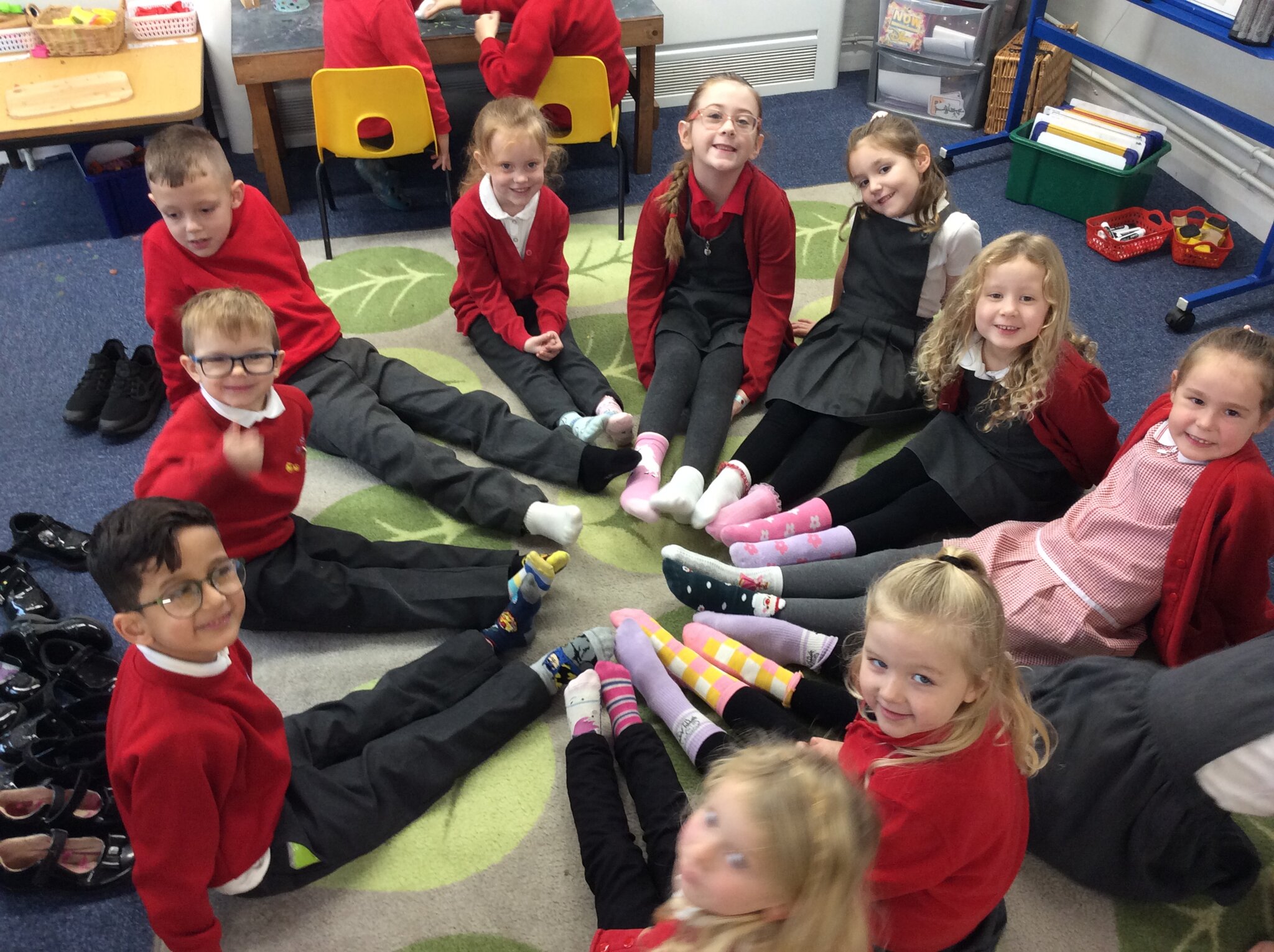 Image of Odd Socks, Awesome Hearts! Maple Class Starts Anti-Bullying Week