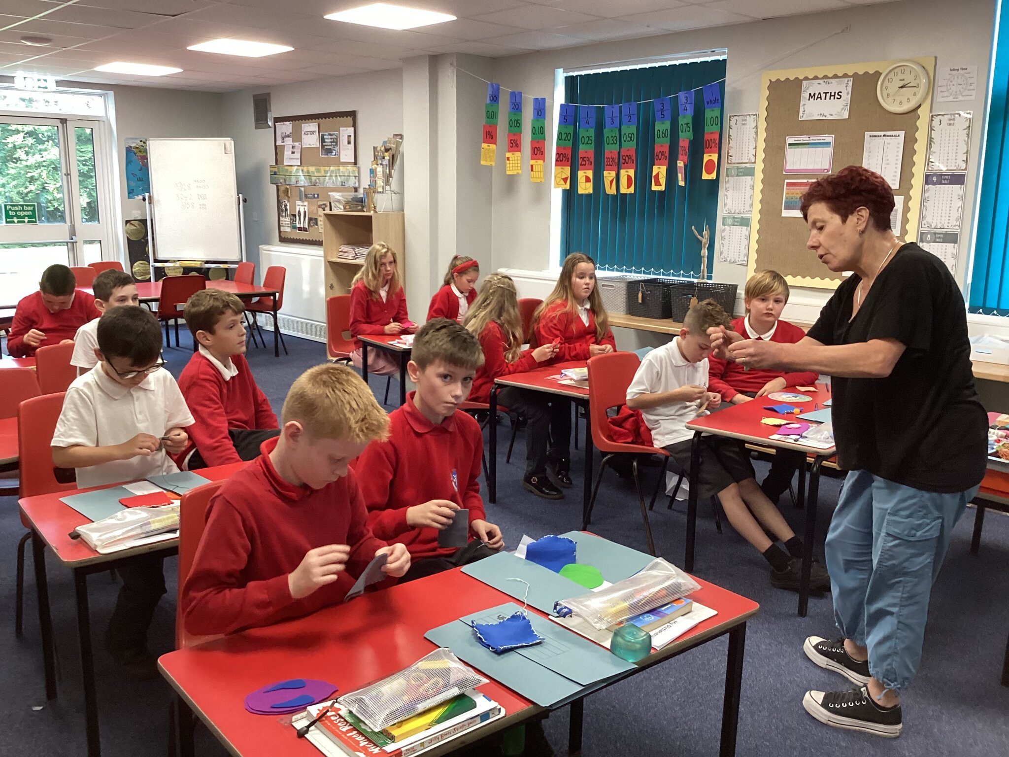 Image of Sewing skills.