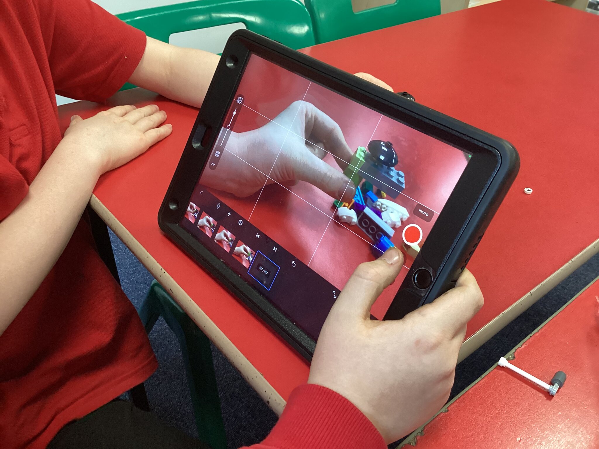 Image of Oak Class Begins Exciting Stop Motion Animation Project Using iPads